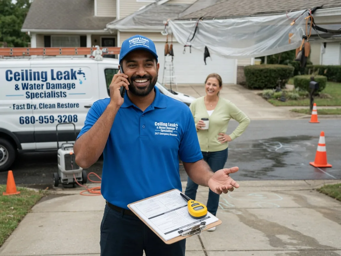Ceiling Leak Cleanup Arlington, VA FAQs